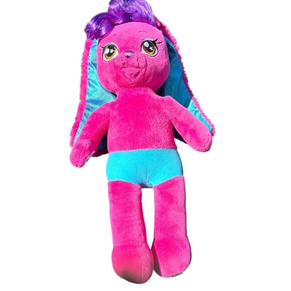 Build A Bear Honey Girl Risa Pink Rock Star Bunny Rabbit Plush Stuffed Pet Toy - Picture 4 of 16